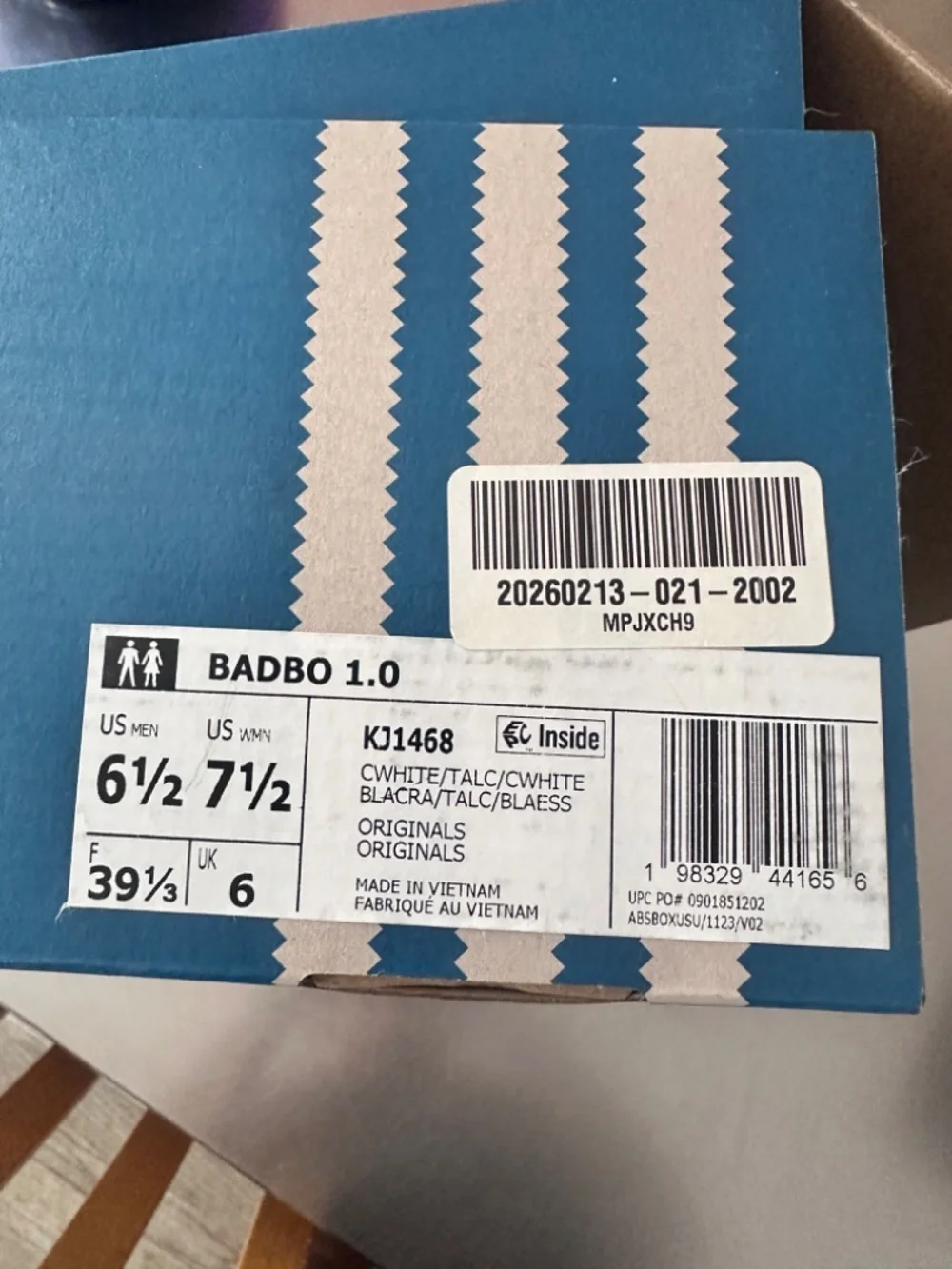 Bad Bunny x adidas BadBo 1.0 Resilience White KJ1468 Size  7 1/2 W or 6 1/2 M